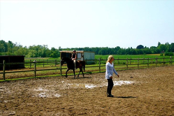 Ridelejr oppe hos Mia lykke nielsen :D billede 130