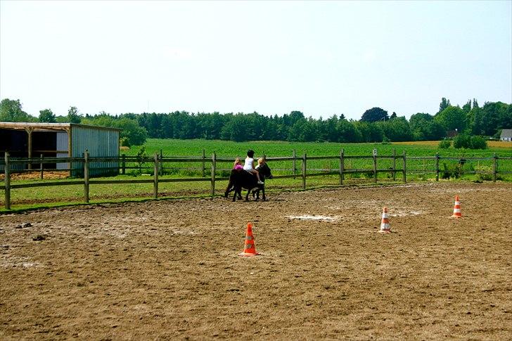 Ridelejr oppe hos Mia lykke nielsen :D billede 143