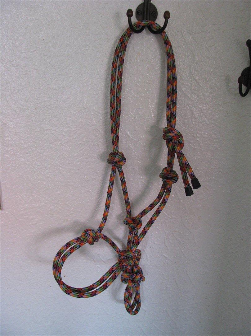 Mit udstyr til hestene. - Reb grime. billede 32