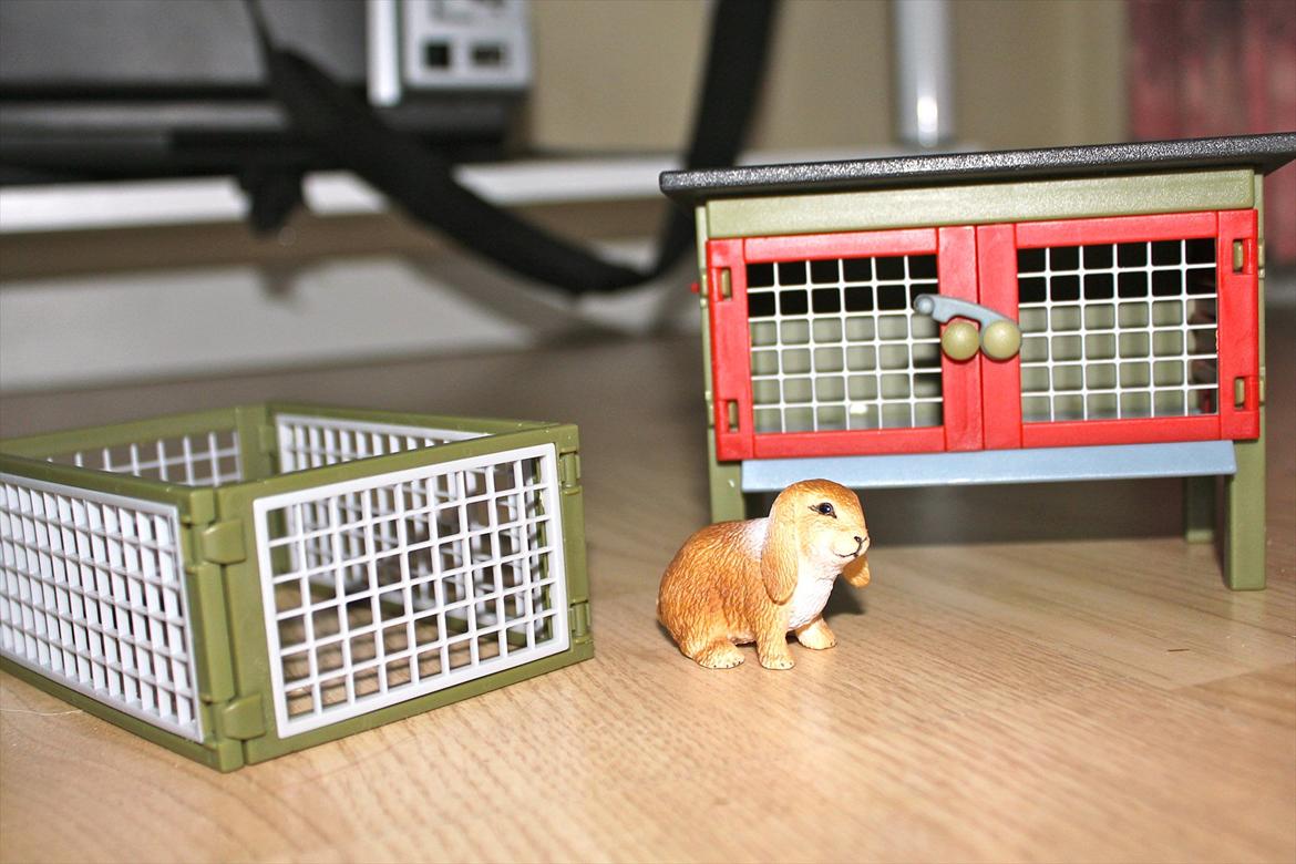 Schleich - Kaninbur
Løbegård til kanin

Dværgvædderkanin billede 11