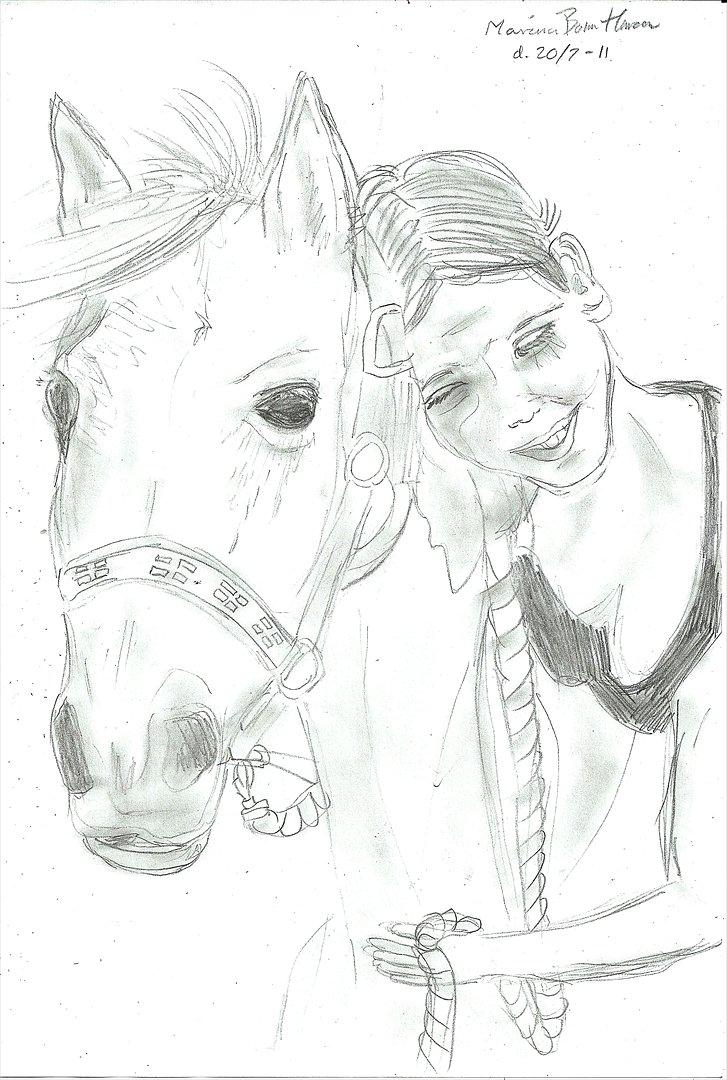 Tegninger :D   - Tegning til **Katrine Hintze** AAR rytter ( : :)
Tegnet onsdag d. 20. juli 2011 billede 272