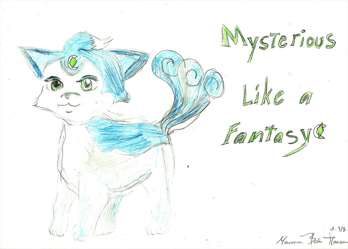 Tegninger :D   - Den jeg synes er sødest af alle mine "like a fantasy" tegninger :D Det er dog ret irriterende at scanneren gjorde benene så lyse at man nærmest ikke kan se dem ><
Tegnet onsdag d. 3. august 2011 billede 236