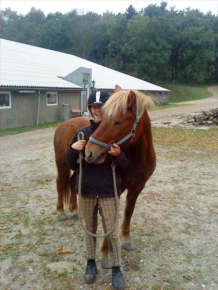 Ridelejr på Vinkærgård :) - Mig og Hekla, sidste dag i efterårsferien :) billede 34