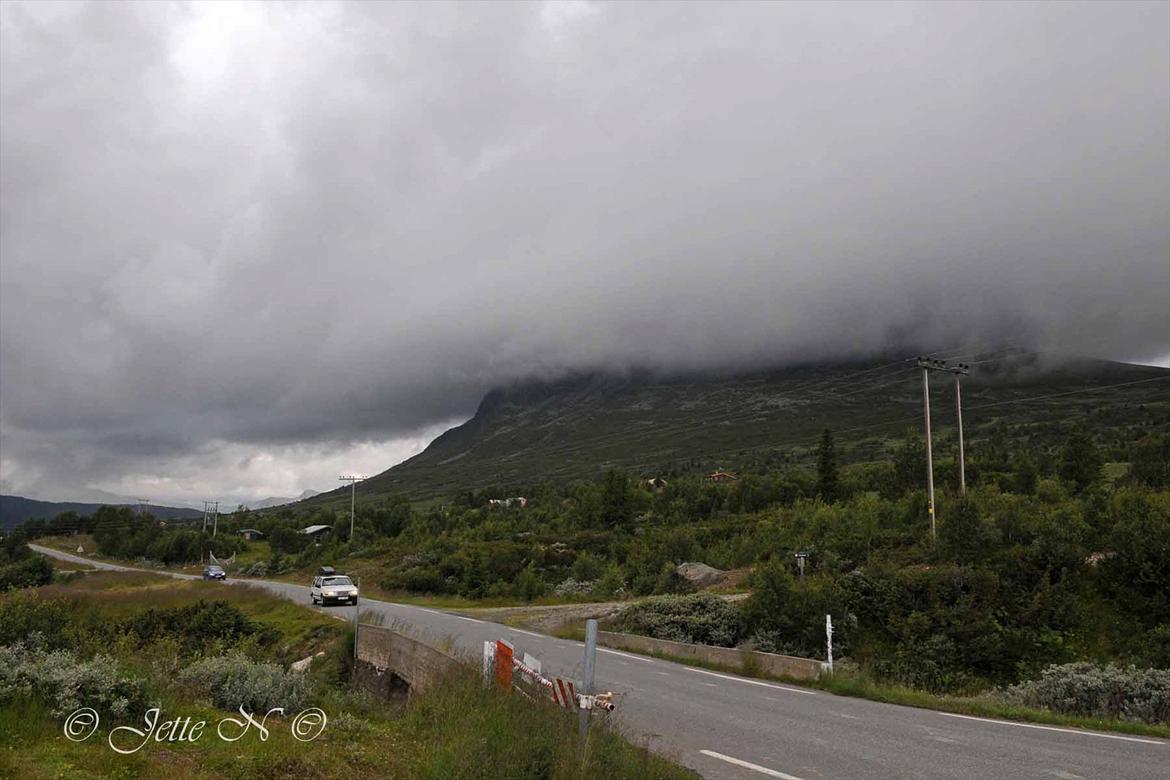 Billeder fra Norge 2011 - Skogshorn er delvist forsvundet i en sky (Nikon D300s med 17-55 mm f/2,8 objektiv) billede 111