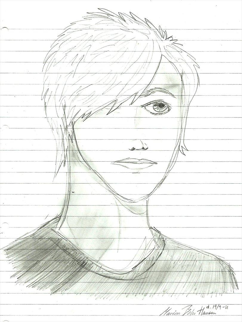 Tegninger :D   - Askeblond dreng :) Kan godt lide den :D Måske lidt lang hals xD
Tegnet mandag d. 19. september 2011 billede 145