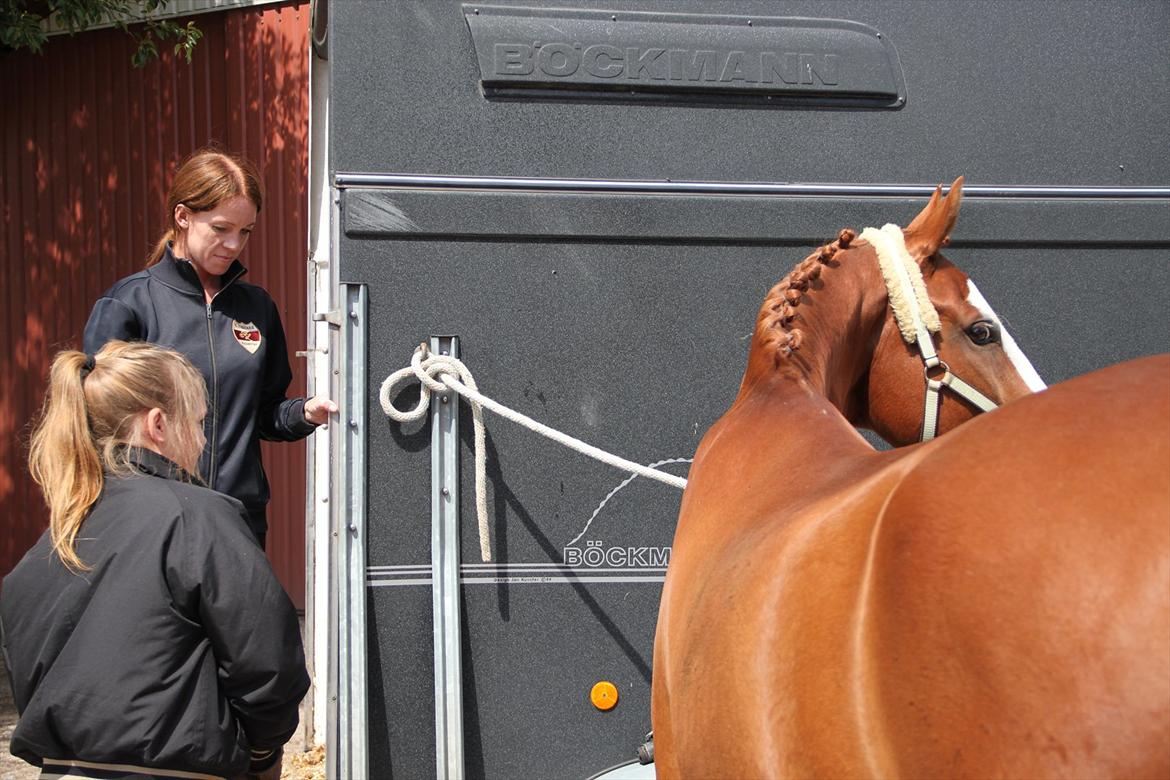 Indrino og jeg i Kongsvad Rideklub Thorsager :) billede 13
