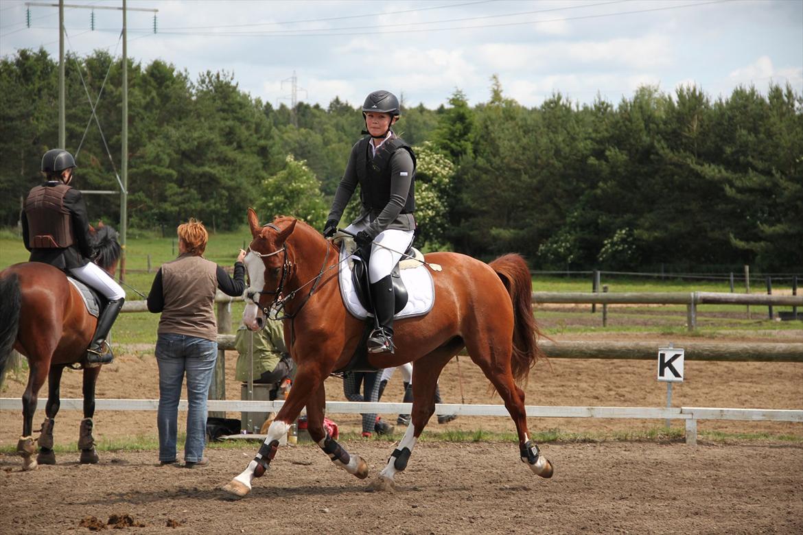 Indrino og jeg i Kongsvad Rideklub Thorsager :) billede 16