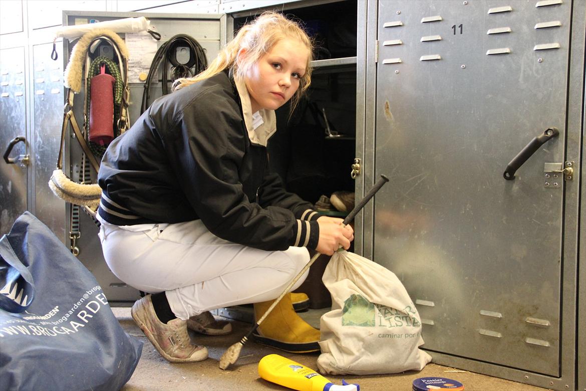 Indrino og jeg i Kongsvad Rideklub Thorsager :) billede 75