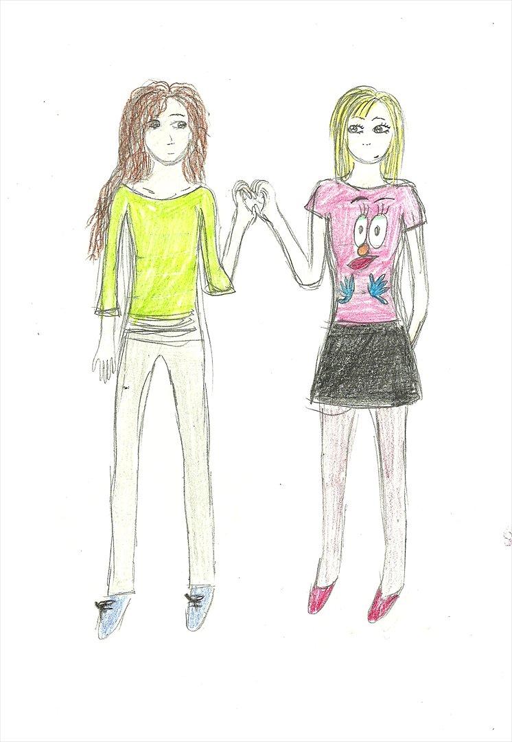 Tegninger :D   - Sød tegning selvom den er gammel og menneskerne virkelig ser mærkelige ud i forhold til i dag xD 
Nok fra slutningen af april, starten af maj 2011 billede 128