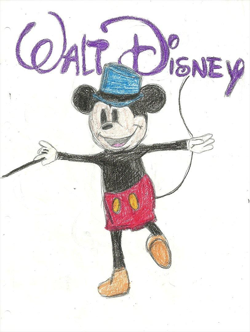 Tegninger :D   - Hahahah xD! Her har i et bevist for at jeg har tegnet Mickey Mouse xD :P 
Nok tegnet i maj 2011 billede 125