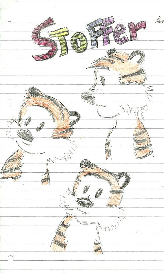 Tegninger :D   - Når man rigtig keder sig xD Havde brug for noget at tegne også fandt jeg en side med en tegneserie "Sten og Stoffer" xDDDD
Tegnet her i starten af oktober 2011 billede 123