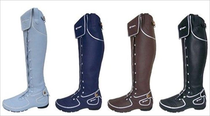 ».- jeg mangler penge xD  - tretorn ridestøvler (gl. model ) - mørk blå & sort  billede 15