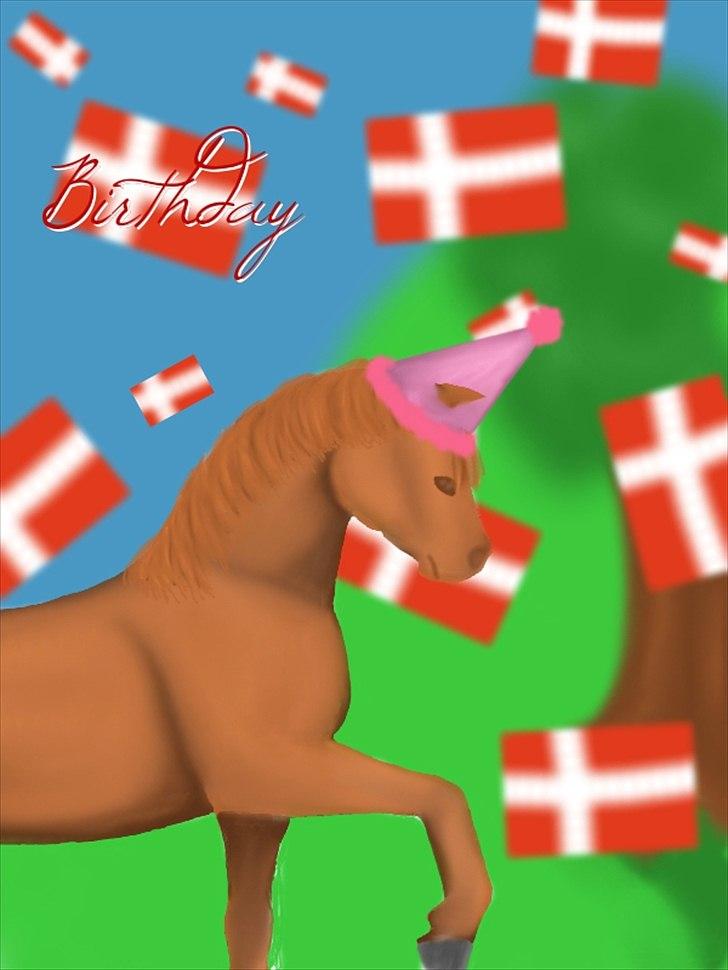 Mine hestetegninger på computeren :) - Tegnede den på min fødselsdag:) billede 42