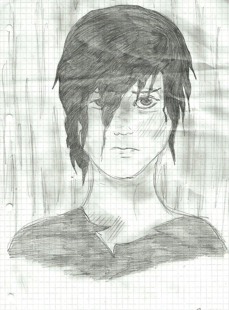 Tegninger :D   - Den er desværre blevet lidt krøllet :/ Fattig dreng i regnvejr :S :) 
Tegnet tirsdag d. 13. december 2011 billede 83