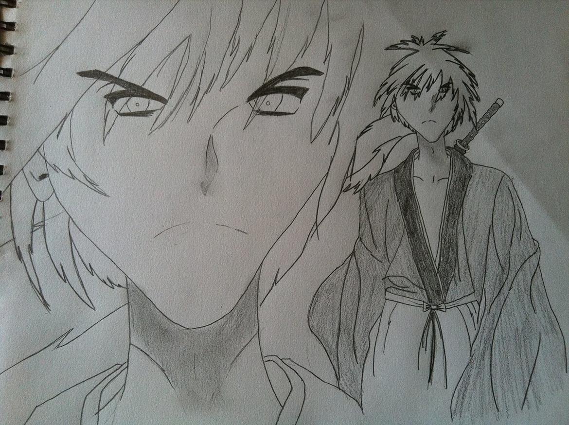 andre tegninger - Manga sjov, kan ikke huske havd han hedder, men han er med i en serie :) billede 6