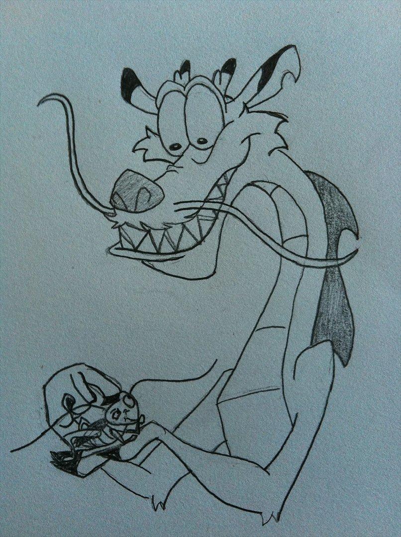 andre tegninger - Mushu billede 7