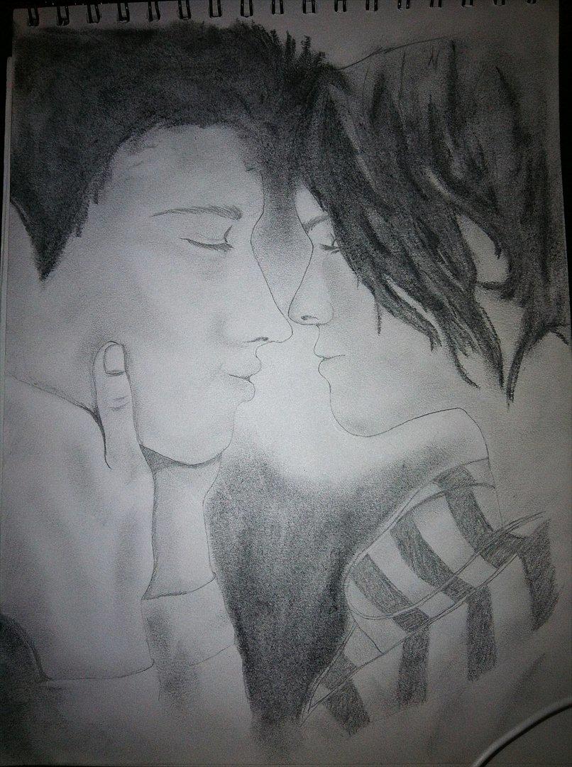 andre tegninger - Mig og min Kæreste :) billede 2