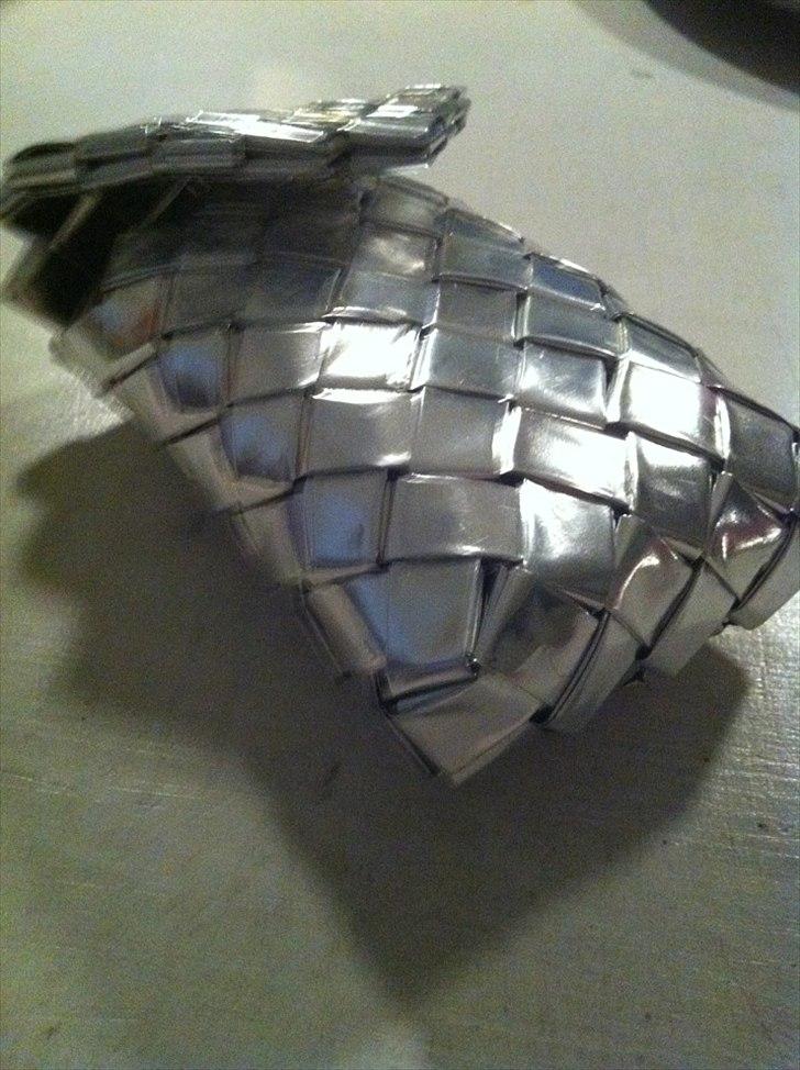 Flettede tasker - Holder til mobil lavet af kaffeposer... billede 9