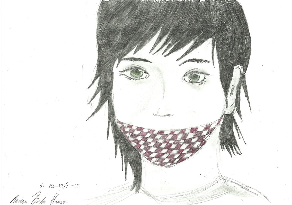 Tegninger :D   - Lidt inspireret af "21st Century Breakdown" logoet med Billie Joe Armstrong med det amerikanske flag om munden xD 
Tegnet tirsdag + torsdag d. 10 + 12. januar 2012 billede 67