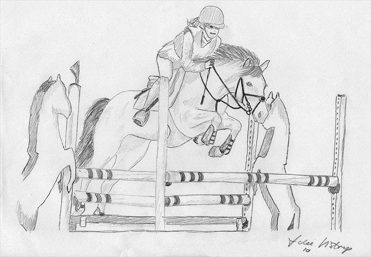 Julie Adler Vistrup - Hestetegninger billede 5