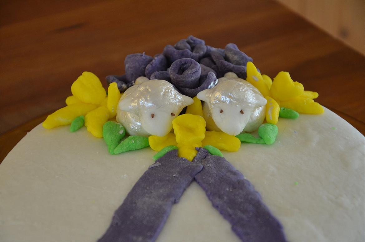 Kager - Fødselsdags-/påskekagepynt på nært hold, 2012 billede 13