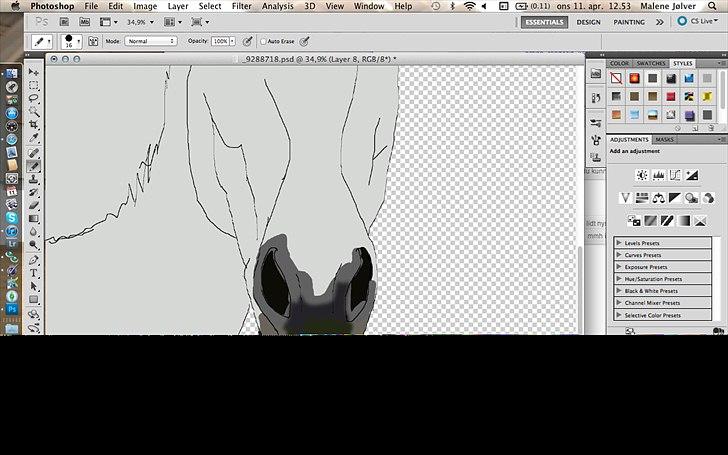 Et forsøg på en computer tegning billede 4