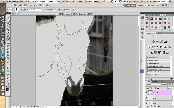 Et forsøg på en computer tegning billede 5