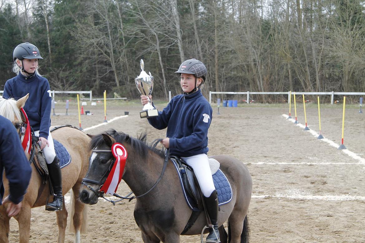 Distriktsmesterskaberne i Pony games afd. B 2012  - Mathilde med pokalen :-)  billede 33