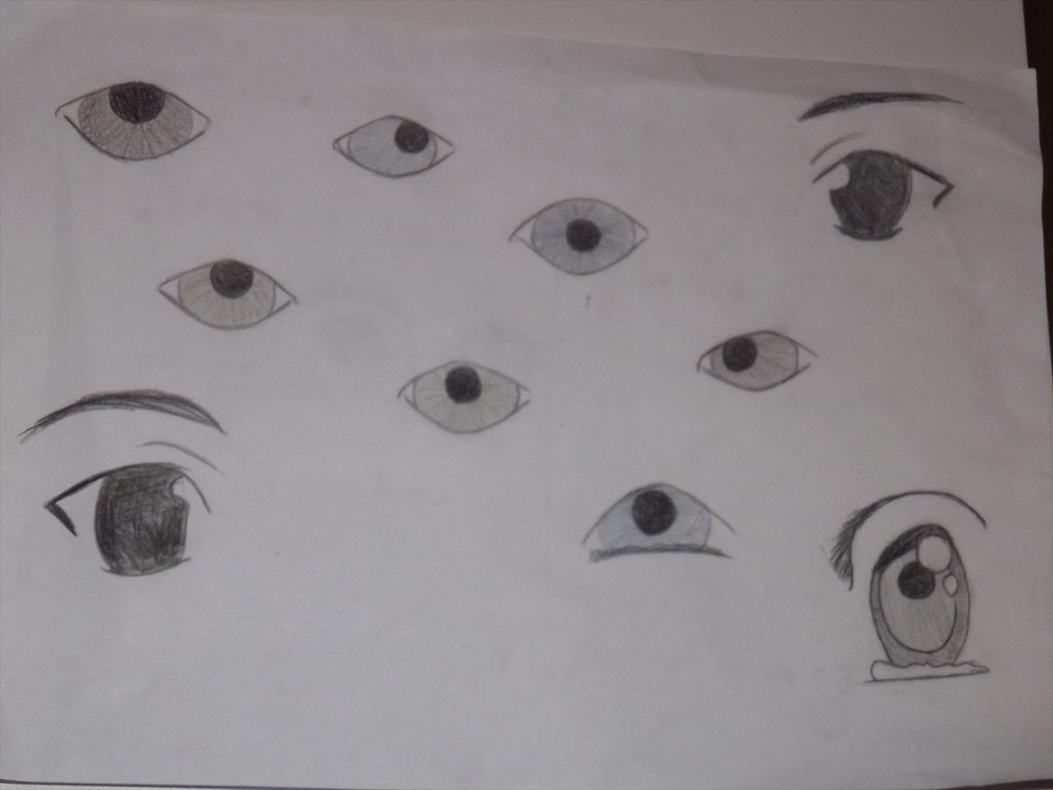 Mine tegninger - manga-øjne billede 4