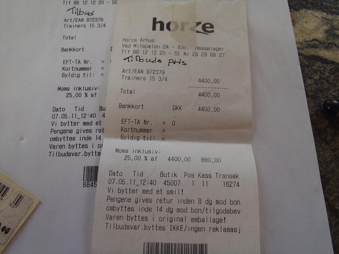 Kvittering, sadel billede 4