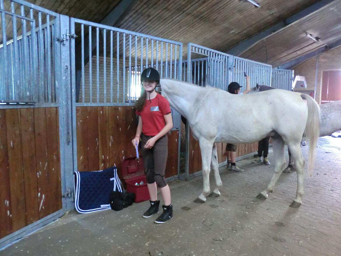 Ridelejr med Flicka på Stald Tougaard 2012:-) - Søde Sasha og Karawell :) billede 12