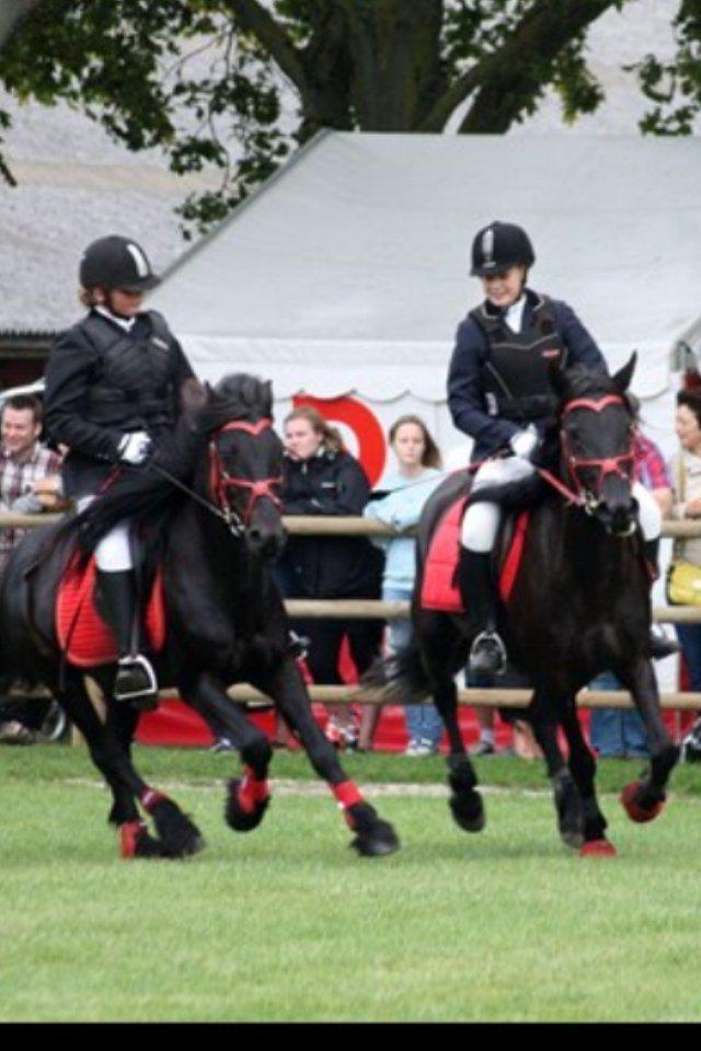  fell ponyer fra stutteri Bakkely - Lasse med Sara og Bakkely´s Bella med Nina til store hestedag 2012 billede 50