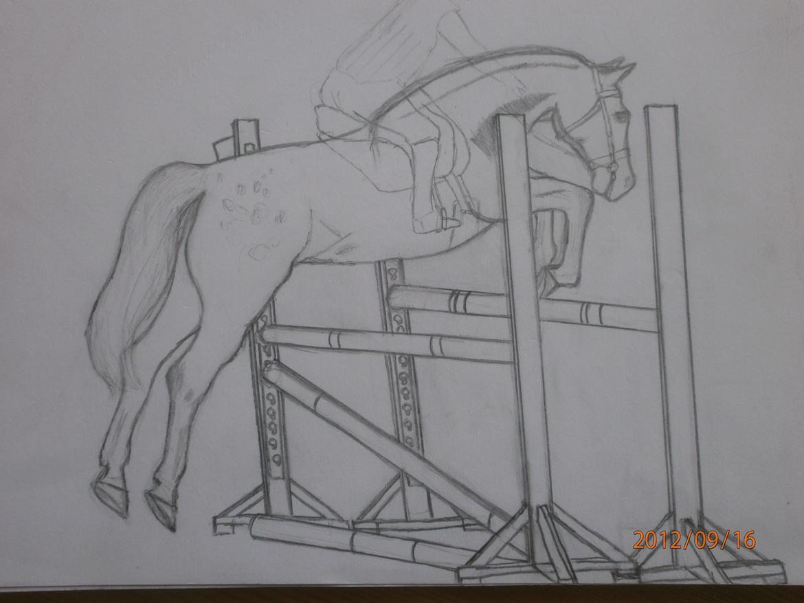 Nogle af mine tegninger :) - Begyndelse på mig og Chanel, som jeg har oprettet her inde :D billede 23