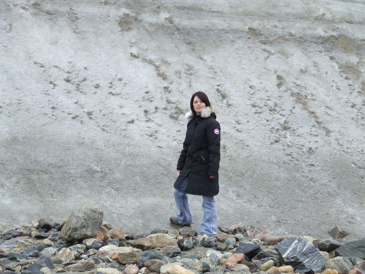 Thule billeder(Grønland) - Her er jeg helt ude og røre indlandsisen. billede 6