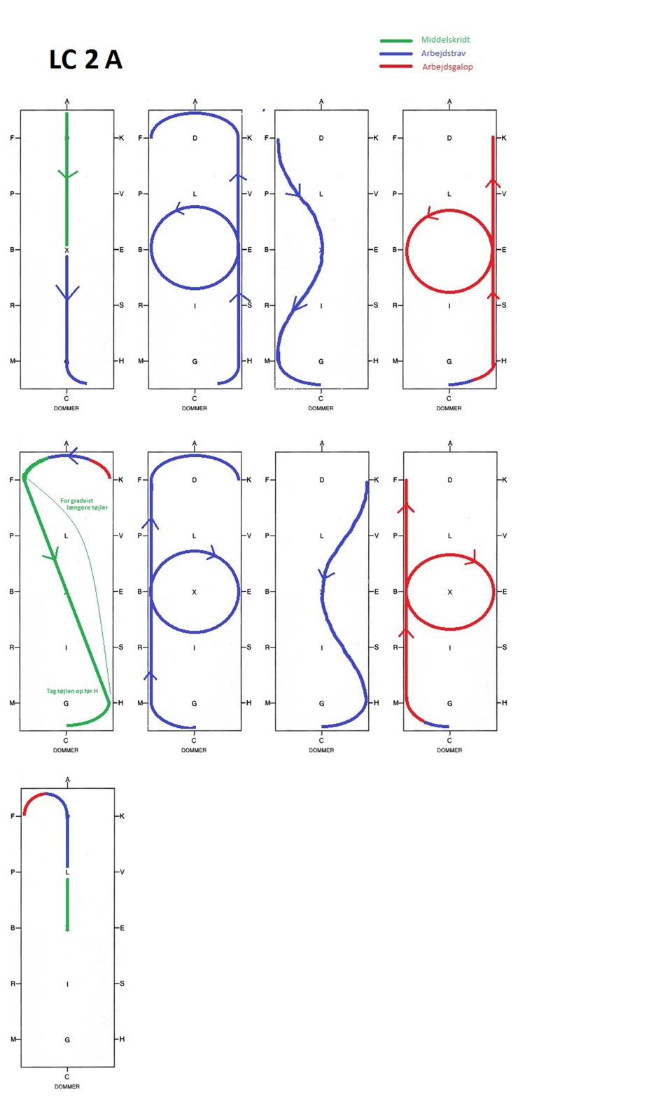 Dressur programmer Bane A - LC2 A billede 2