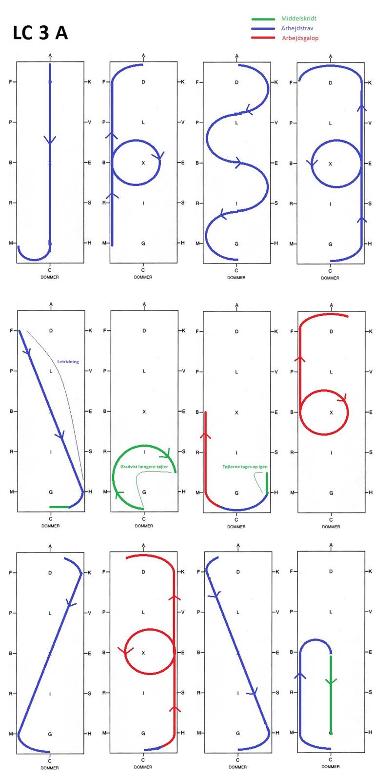 Dressur programmer Bane A - LC 3 A billede 3
