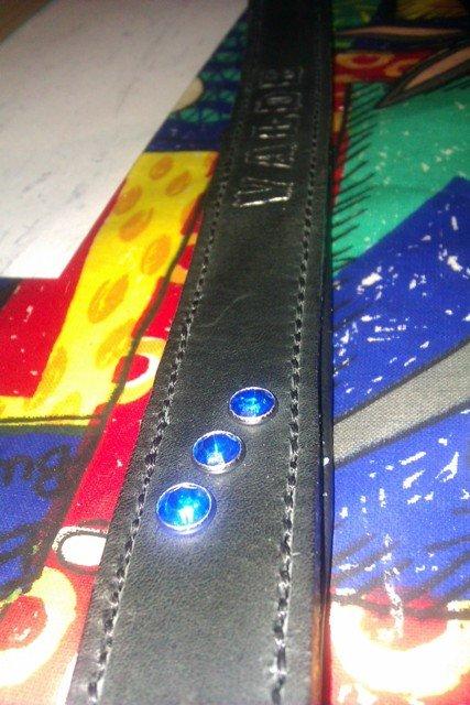 Lædersjov - Hesteting - Et pandebånd jeg har lavet til min staldveninde i Julegave (2012) billede 8