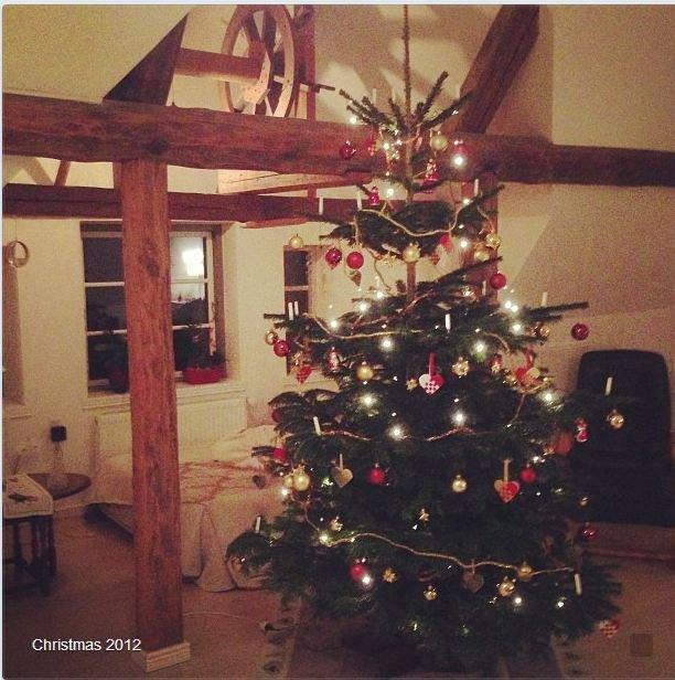 Mit dejlige hjem - Stald Midtkobbel - JUL - stuen :D
ej, synes det er hyggeligt med de der spær, men det er så også det eneste billede i får! :-) billede 16