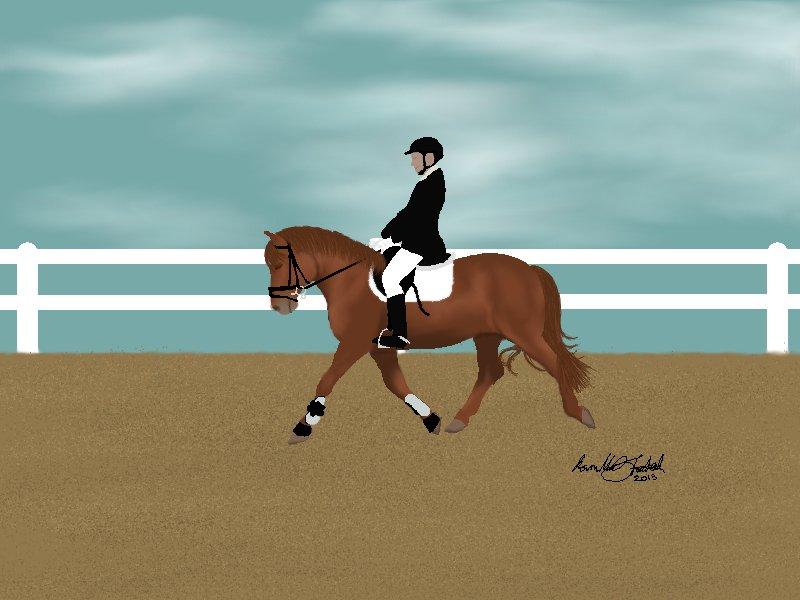 Mine hestetegninger på computeren :) billede 51