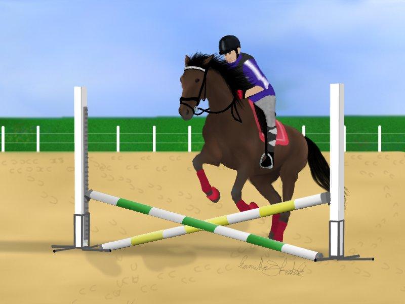 Mine hestetegninger på computeren :) billede 52