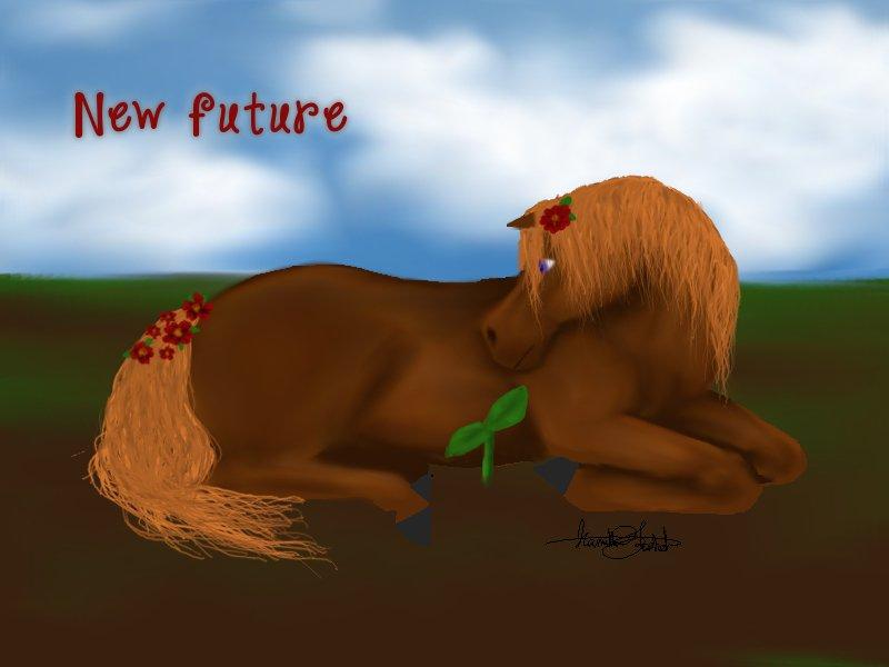 Mine hestetegninger på computeren :) billede 53