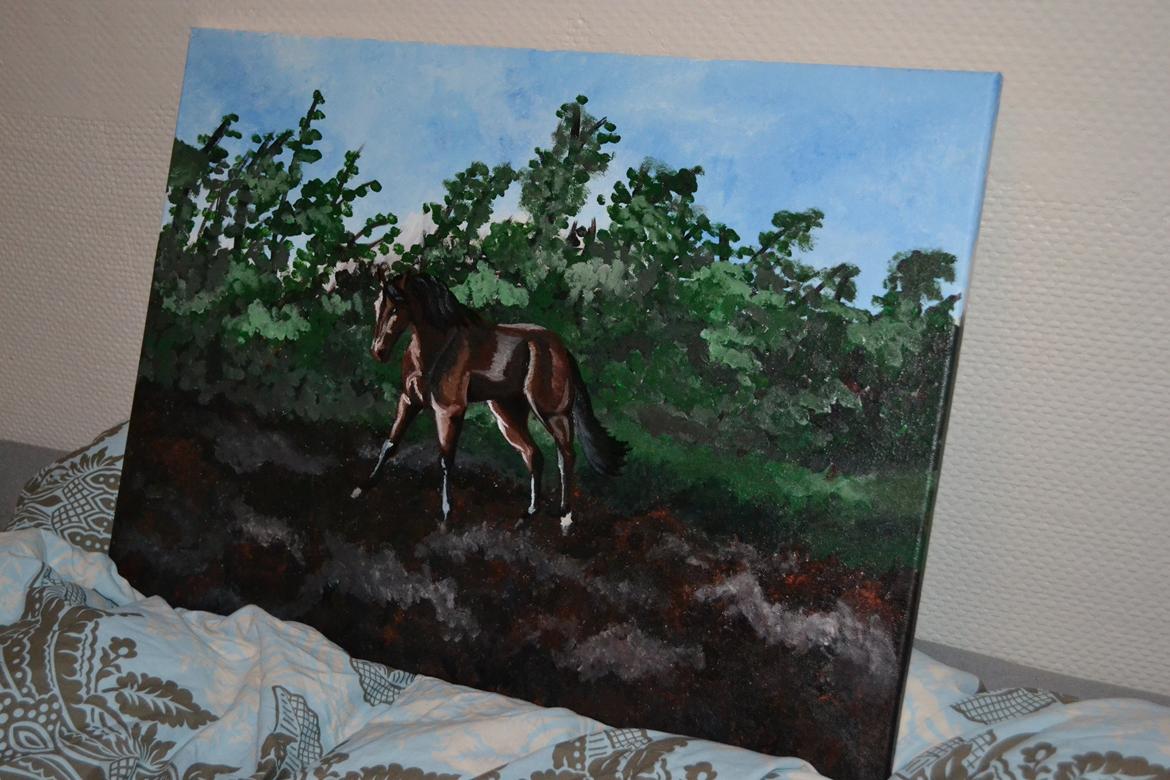 Vores billedebog. - Min fantastiske puttehest er nu foreviget på dette maleri <3 billede 73