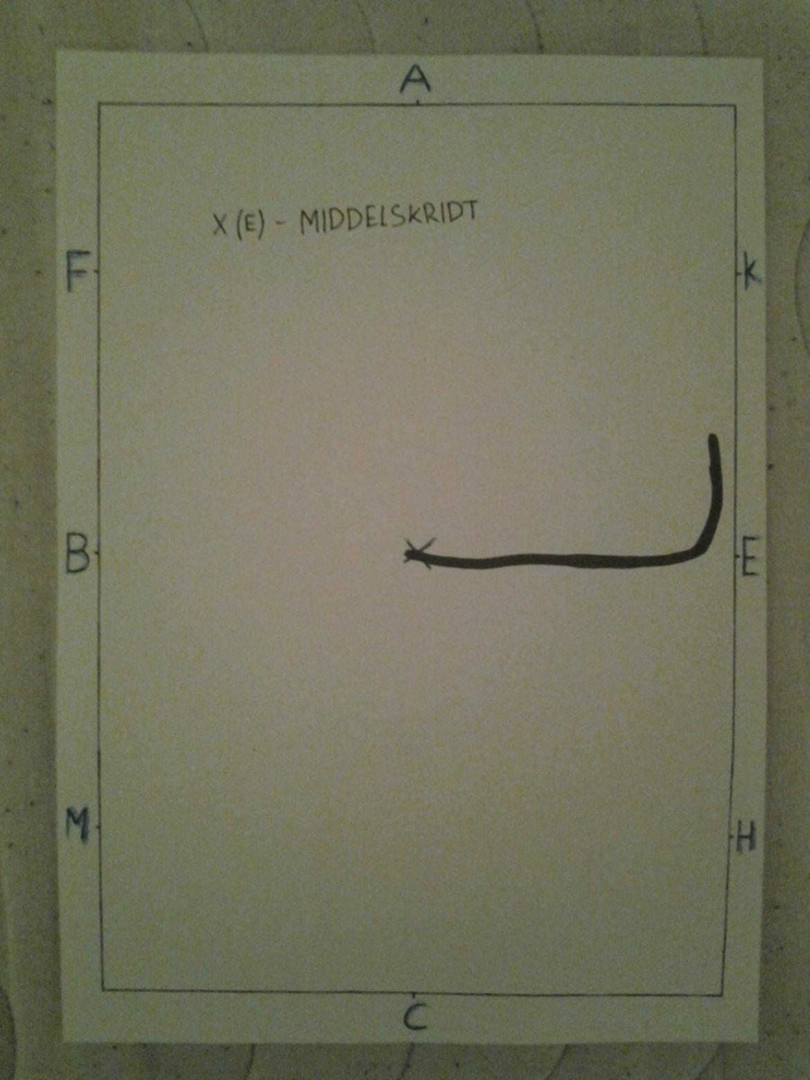 LA1 - B (tegning) - X(E) - Middelskridt  billede 10