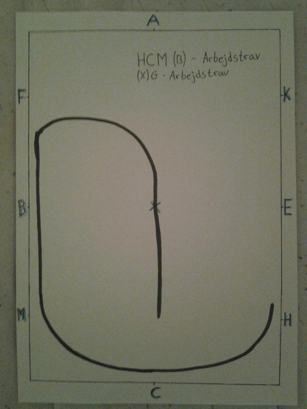 LA1 - B (tegning) - H-C-M-(B) = Arbejdstrav
(X)-G = Arbejdstrav billede 18