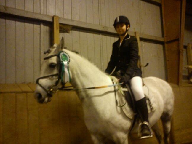 ridning på egedal rideskole - malle rider dressur stævne billede 5