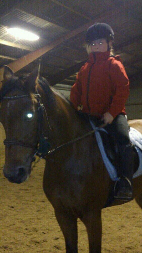 ridning på egedal rideskole - camse og jeg rider dressur billede 12