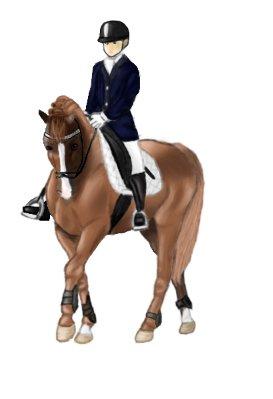 Lidt forskellige heste tegninger. - Min veninde og hendes pony ^_^ billede 11