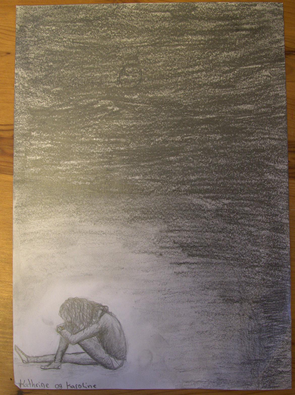 Mine tegninger:) - Tegnet i 2013
Tegning til skoleprojekt. Min veninde Kathrine farvede sort:) billede 8