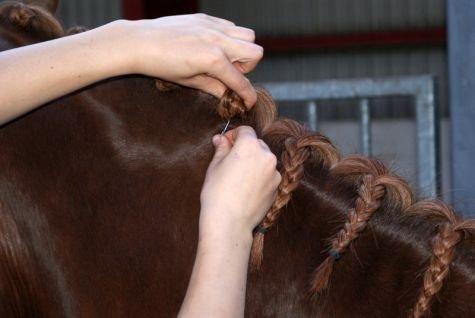 Lær at sy rosenknopper. - 6.
Forsøg, at ramme igennem deromkring hvor elastikken er, det giver det bedste hold. billede 6