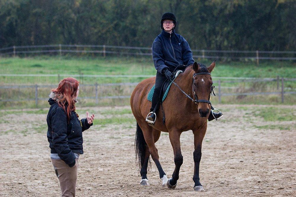 [Camilla Stormont] Undervisning og træning på NH - Undervisning af Hanne på Kin i Ryttercoaching. billede 9